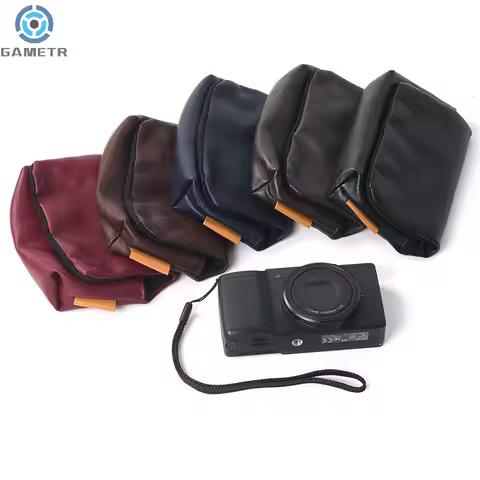 Camera Bag Soft Case Cover For Leica Olympus TG-5 SONY H60 ZV1 Panasonic LX10 TZ90 TZ85 Nikon W300 W