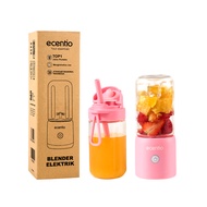 ecentio Blender Portable Mini Juicer 6/8/10/12 Mata Pisau 2 botol 380ML+380ml Blander Jus Buah Port 