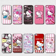 Fashionable soft black phone case for OPPO F1s F1 Plus F3 F5 F7 F9 F11 F15 Pro charmmy kitty Cover