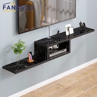Fanenso Tv Cabinet Console Tv Cabinet Wall Mount Wooden Tv Console Cabinet Living Room Assembly Tv Cabinet Modern Assembly Partition Shelf Wall Tv Console Table FA16
