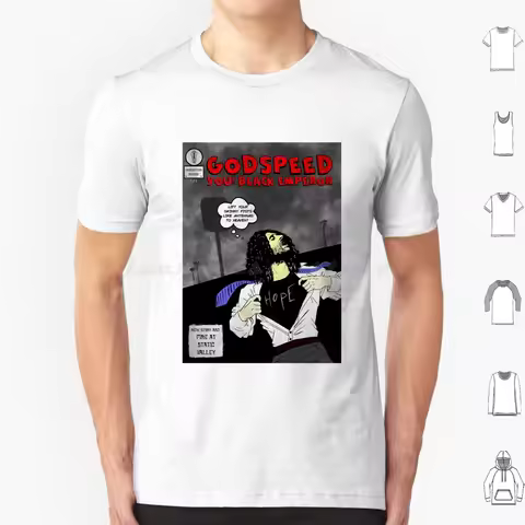 Godspeed You Black Emperor Comic T Shirt Cotton Men Women DIY Print Slint Album Music Experimental M
