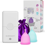 Menstrual Cup Sterilizer - Modern Menstrual Cup Cleaner Unscented Sanitizer - 2-Minute Automatic UV 