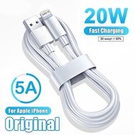 Original USB Cable For Apple iPhone 14 13 11 12 Pro Max XS XR Fast Charging Phone USB C Date Cable For iPad Charger Accessories
