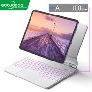 GOOJODOQ iPad Keyboard LCD Screen for iPad Pro 11/Pro 12.9 /Air 5 Air 4 Air 6 M2/M3  for English Key