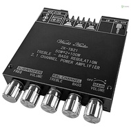 Toho 2.1 Channel BT Audio Amplifier Module AUX BT5.0 Audio Input Subwoofer   Left and Right Channel Output Sound Power Amplifier Board