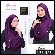Tudung Shawl Instant Sarung Heavy Chiffon Plain Awning Scuba Awning Terletak Premium Quality