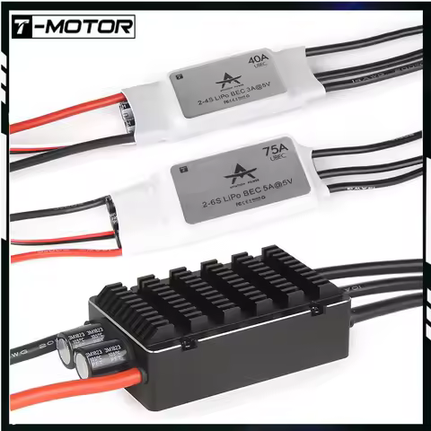 T-MOTOR AT Series ESC esc t motor AT 12A 20A 30A 40A 55A 75A AT115A Brushless ESC for Flying Aeropla