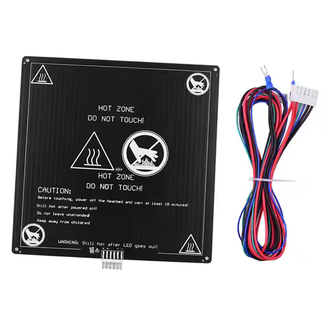 Aluminum Heated Bed 12V Hotbed 220*220*3mm with Wire Cable Heatbed Platform Kit for Anet A8 A6 3D Pr