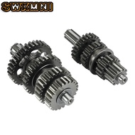Lifan 125 Transmission Gear Box Main Counter Shaft Assy For LF 125 1P52FMI 125cc Horizontal Engine k