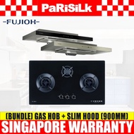(Bundle) Fujioh FH-GS 5530 SVGL Gas Hob + FR MS 1990 R Super Slim Cooker Hood (900mm)