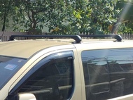 แร็คหลังคา ถาดอลูมิเนียม Hyundai H-1 สีดำ ไม่เจาะ ของใหม่ [H1-XL]