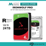SEAGATE IRONWOLF PRO 3.5'' INT HDD NAS INTERNAL HARD DRIVE HDD 7200RPM HARD DISK HARDDISK - 4TB / 6T