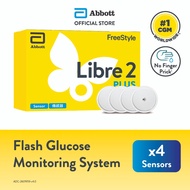 FreeStyle Libre 2  Sensor [ Bundle of 4s ] [To be used with FSL2 Reader Only] Blood/Flash Glucose Mo
