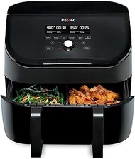 Instant Vortex 9 Quart VersaZone 8-in-1 Air Fryer with Dual Basket Option, From the Makers of Instant Pot with EvenCrisp Technology, Nonstick and Dishwasher-Safe Basket, App With Over 100 Recipes