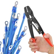 Crimping Pliers  Terminal Crimper 1.25 To 8mm² 17-8AWG Protable for Bare Insulated Electrical Connec