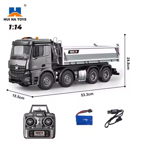 Huina 1536pro new product 1537 alloy remote control 1:14 full proportion wheel heavy-duty engineerin