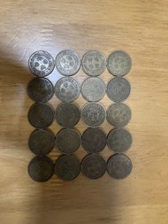 （銅色伍毫20枚1979年）香港硬幣英女王伊利沙伯二世銀色1979年五毫 Government of Hong Kong Queen Elizabeth ll 1979 $0.5