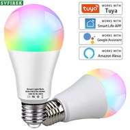 SVFIREK E27 Wifi Smart Light Bulb RGB + CW LED Wifi Bulb 10W 15W 18W Saving Lamp Dimmable Color Chan