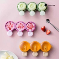 Tabler Ice Cream Donut-shaped Mould Home Popsicle Maker DIY Silicone Ice Pop Maker