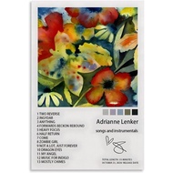 QianzhiQi Adrianne Lenker Songs And Instrumentals Poster Canvas Wall Art Living Room Posters for Bed