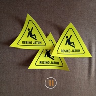 Fall risk sticker - Fall risk - Triangle Fall risk sticker