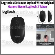 Logitech M90 Original Optical Wired Mouse - Official Logitech 3-Year Warranty
