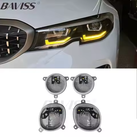 Yellow Angel Eyes DRL For 2019 2020 2021 BMW G20 320i 330i M340i US LED Headlight 63118496137 631184