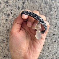 Angel's tears-天然黃玉髓貓貓 露娜編織回回設計手繩