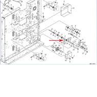 15BA77510 Tali Pinggang Pemacu Suapan Kertas A 384L untuk Konica Minolta 1051 1200 1052 1250 PF701 P