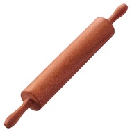 Wooden Rolling Pins for BakingClassic Sapele Rolling Pin with HandlesBaking Wooden Rolling Pin Large
