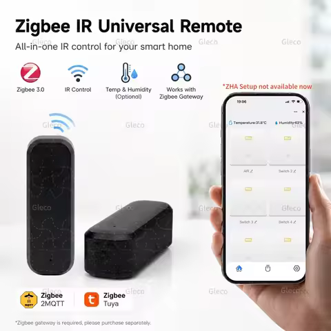 Zigbee Smart IR Remote Control Smart Home Infrared Universal Remote Blaster Work with Google Assista