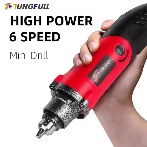 TUNGFULL Dremel Drill Engraving Tool 500W Engraving Drill Electric Drill 220v Mini Drill Tools Varia