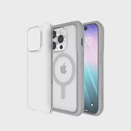 Solide iPhone 15 Pro Max 維納斯抗菌軍規防摔磁吸手機殼(附透明霧面背蓋) 雅痞灰