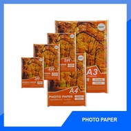 Quaff Glossy Photo Paper 230GSM A4 A3 ( 3R 4R 5R ) 5 Packs Waterproof Photopaper for Inkjet Printer