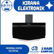 MODENA CX 9754 CHIMNEY COOKER HOOD FORLI With LED Lamp Touch Control Panel