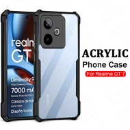 For Realme GT 7 Case Acrylic Transparent Shockproof Cover Realme GT7 Pro 7T GT7 GT7T GT7Pro Protecti