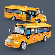 Boy Baby Inertial Toy Car Children School Bus Sound Light Bus Bus Bus Campus Bus Model