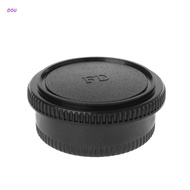 DOU Rear Lens Body Cap Camera Cover Anti-dust Mount Protection Plastic Black for Canon FD