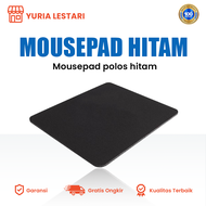 Mousepad  Hitam - Mousepad polos hitam - Mousepad hitam kecil - Mousepad Hitam Polos