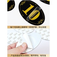 Acrylic Number Stickers Restaurant Number Plate Table Number Stickers Signboard Box House Number Int