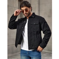 Jacket Men's Jeans size s-4xl Jaket Denim Lelaki Material High Quality Murah Murah malaysia