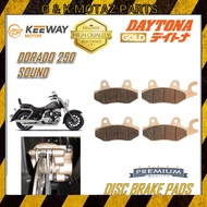 KEEWAY DISC BRAKE PADS DORADO 250 SOUND GOLD QUALITY