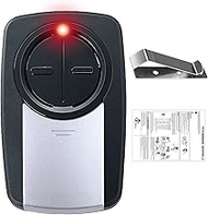 [1 Pack] KLIK5U-SS Universal 2-Button Remote/clicker for Chamberlain LiftMaster Craftsman Garage Doo