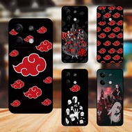 Akatsuki Naruto black border Redmi Note 13, Note 13 Pro phone case