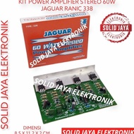 Terbaru! KIT POWER AMPLIFIER OCL 60W STEREO 60 W WATT JAGUAR RANIC 328