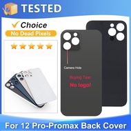 sinmaytai | For iPhone 12 Pro Max Glass Battery Cover Rear Door Housing Panel Case Camera Lens Parts