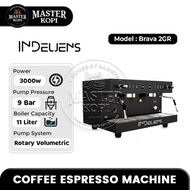 PROMO Mesin Kopi Espresso INDELJENS BRAVA 2GR Group Coffee Machine (1 pcs) - Black