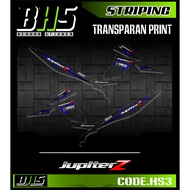 Transparent STRIPING Jupiter Z BURHAN Transparent MOTIF Sticker YAMAHA Jupiter Z BHS Sticker Hs3