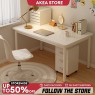 【23mm Thickening】Minimalism Study Table Vanity Table White Table Office table Wood Computer Table
