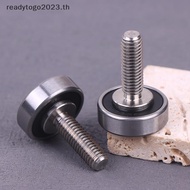 [RD] 1/2Pcs OD 26mm Screw Roller Bearings With Stainelss Steel M8 Thread JS600026-8C2L25M8 Door Wind